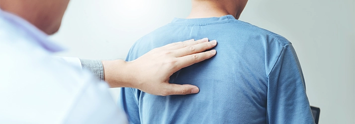 Chiropractic Lafayette IN Exam In Blue Chiropractic Lafayette IN Exam In Blue
